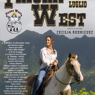 A fine luglio grande appuntamento per gli amanti del 'West' a Triora in Valle Argentina