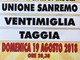 Calcio d'estate. Domenica 19 agosto Taggia, Sanremese e Ventimiglia si sfidano in un triangolare di lusso