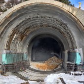 I lavori per il tunnel di Tenda