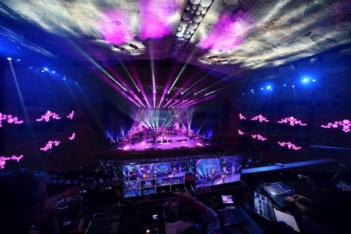 Ultima serata della 44ª Rassegna della Canzone d’Autore - Premio Tenco 2021' al Teatro Ariston di Sanremo