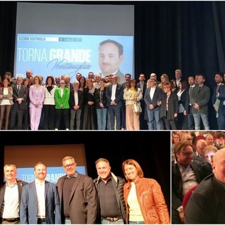 Flavio Di Muro si candida a sindaco di Ventimiglia, Toti: "È la persona giusta per questa città" (Foto e video)