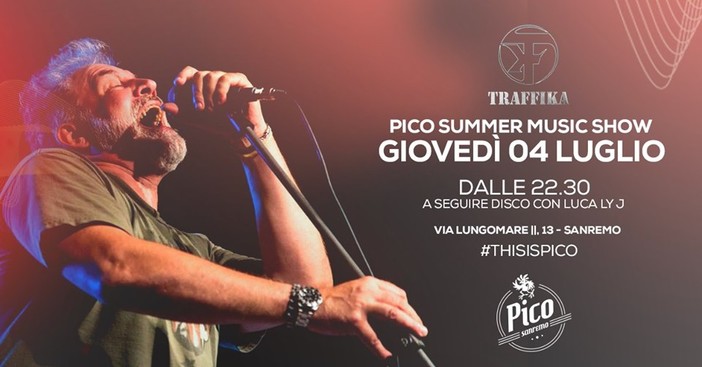 Sanremo: questa sera al Summer Music Show del Pico del Gallo il live dei Traffika