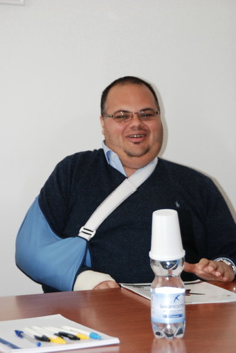 Giorgio Giuffra ingessato ancora per pochi giorni