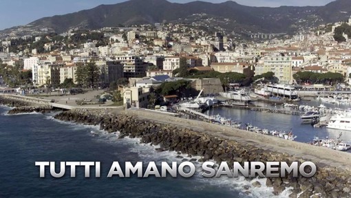 #TuttiAmanoSanremo: l'hashtag del Sindaco Biancheri dopo il grande 'spot' della prima serata del Festival
