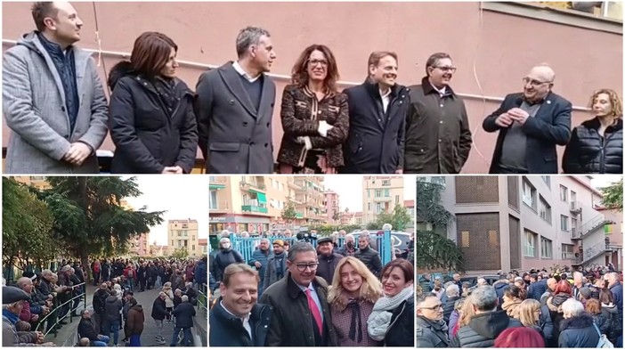 Tassazione agevolata per pensionati frontalieri, Toti a Ventimiglia: "Atto di equità, il tema delle pensioni e dei salari sfida per il governo" (Foto e video)