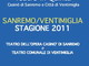 La stagione di prosa del Teatro Comunale di Ventimiglia apre mercoledì con Leonardo Manera
