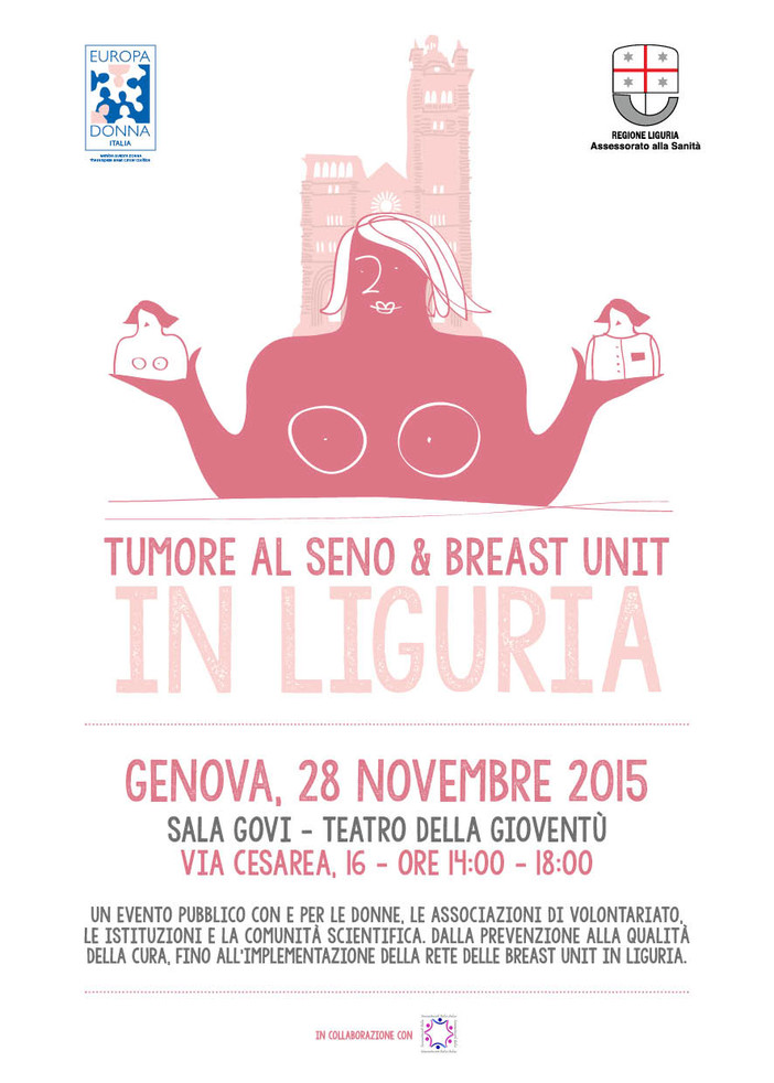Sanremo: la Presidente dell'Associazione NonSiamoSoli Onlus, Tiziana Guatta, al convegno regionale “Tumore al seno &amp; Breast Unit in Liguria”