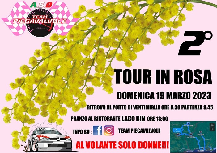 Ventimiglia: seconda edizione del “Tour in rosa” firmato Team Piegavalvole