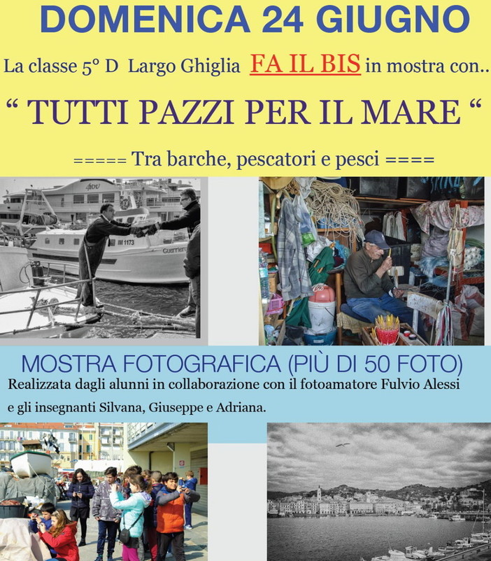 Imperia: il 24 giugno nuovo incontro tra il Consorzio Porto Peschereccio e gli studenti di Largo Ghiglia