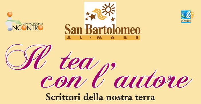 San Bartolomeo al Mare: Franca Soracco Mazzei giovedì al 'Tea con l'Autore'