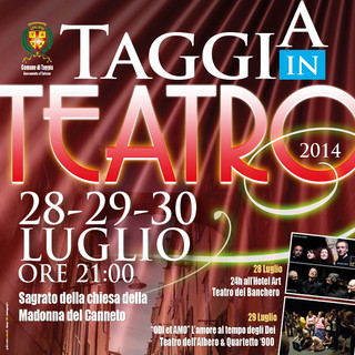 Taggia: parte questa sera la rassegna 'Taggia in Teatro', al via con '24h all'Hotel Art' Taggia: parte questa sera la rassegna 'Taggia in Teatro', al via con '24h all'Hotel Art'