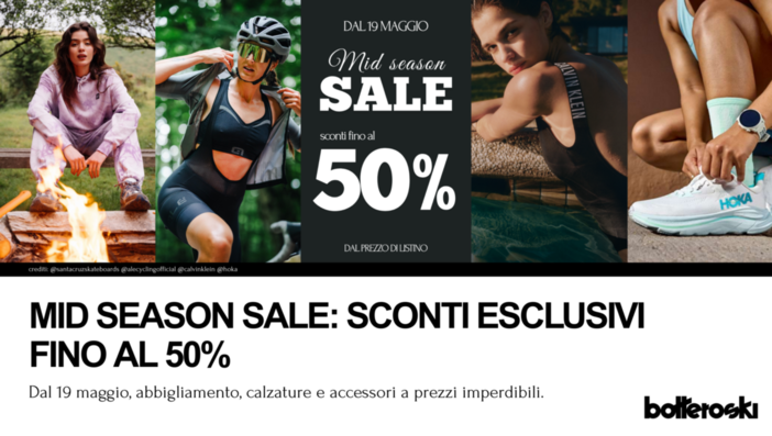 Mid Season Sale di Botteroski: super sconti per tutti!
