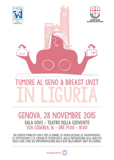 Sanremo: la Presidente dell'Associazione NonSiamoSoli Onlus, Tiziana Guatta, al convegno regionale “Tumore al seno &amp; Breast Unit in Liguria”