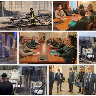 Incendio alla Marr di Taggia: a Imperia il Comitato di sicurezza, Lari "Criminalità organizzata? Non abbiamo alcun elemento" (Foto e Video) Incendio alla Marr di Taggia: a Imperia il Comitato di sicurezza, Lari "Criminalità organizzata? Non abbiamo alcun elemento" (Foto e Video)