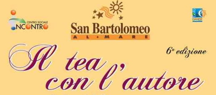 San Bartolomeo al Mare: il 'Tea con l'Autore' (al via oggi) ammesso al Premio Italive 2015 San Bartolomeo al Mare: il 'Tea con l'Autore' (al via oggi) ammesso al Premio Italive 2015