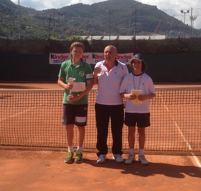 Quattro atleti della Usd Taggese Tennis in finale al torneo Kinder di Ventimiglia