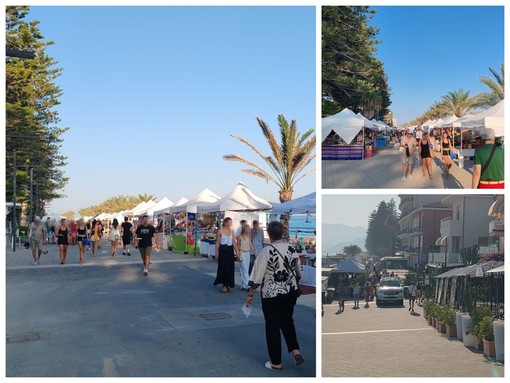 Bordighera, proposte gastronomiche e musica: sul lungomare prende il via 'Un Mare di Sapori' (Foto)