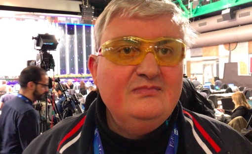 L'Uomo Gatto in sala stampa all'Ariston L'Uomo Gatto in sala stampa all'Ariston