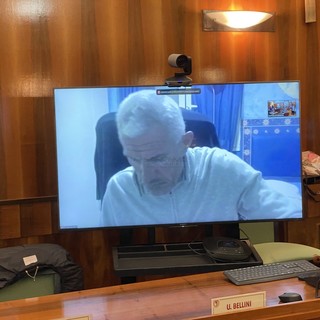 Il Consigliere Bellini collegato in videoconferenza Il Consigliere Bellini collegato in videoconferenza