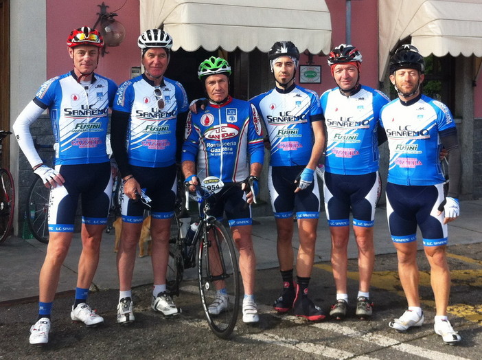 Ciclismo: dodici atleti dell'Uc Sanremo ieri alla Gran Fondo Internazionale di Bra