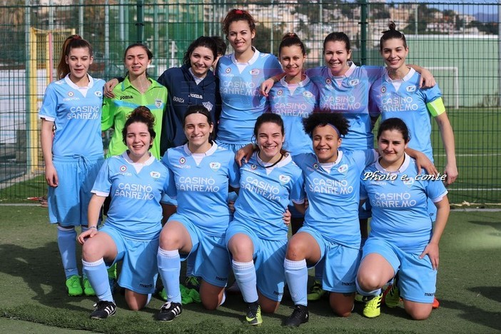 Calcio femminile: facile vittoria dell'Unione Sanremo in trasferta a Genova contro il Campomorone