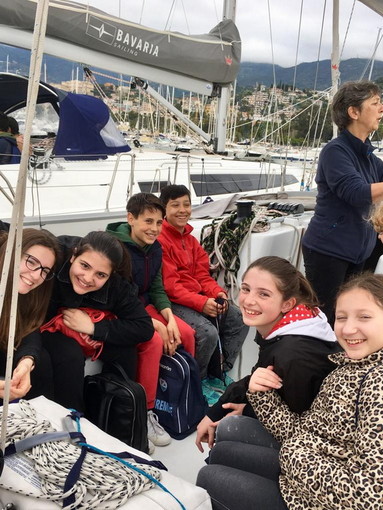 Sanremo: divertente uscita in mare con le barche d'altura per il progetto 'Uomo Aria Mare 2019'