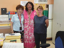 L'ufficio giardini (Laura di Aichelburg e Daniela Massa) con l'assessore Moscato L'ufficio giardini (Laura di Aichelburg e Daniela Massa) con l'assessore Moscato