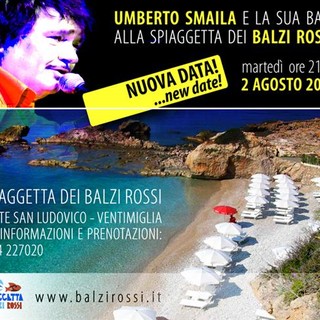 Ventimiglia: martedì prossimo ai 'Balzi Rossi' lo show di Umberto Smaila Ventimiglia: martedì prossimo ai 'Balzi Rossi' lo show di Umberto Smaila