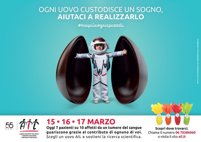 Sanremo: in piazza Colombo fino a domenica la vendita delle uova di Pasqua per l'Ail Sanremo: in piazza Colombo fino a domenica la vendita delle uova di Pasqua per l'Ail