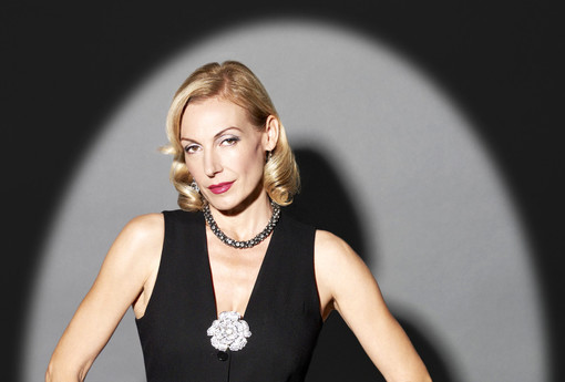 La cantante Ute Lemper al Franco Alfano di Sanremo