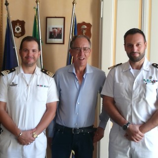Sanremo: venerdì prossimo il 'cambio della guardia' al comando della Guardia Costiera, oggi il saluto del Sindaco (Foto)