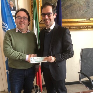 Il sindaco Vittorio Ingenito con Matteo Lupi Il sindaco Vittorio Ingenito con Matteo Lupi