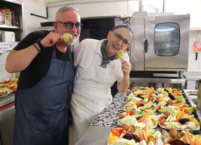 Gli chef del Villaggio dei Fiori: Sergio Sartor e Flavio Ottonello