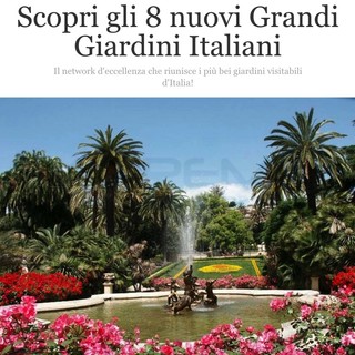 Sanremo: il giardino di Villa Ormond tra gli otto nuovi entrati nella rivista dei ‘Grandi Giardini Italiani’ Sanremo: il giardino di Villa Ormond tra gli otto nuovi entrati nella rivista dei ‘Grandi Giardini Italiani’