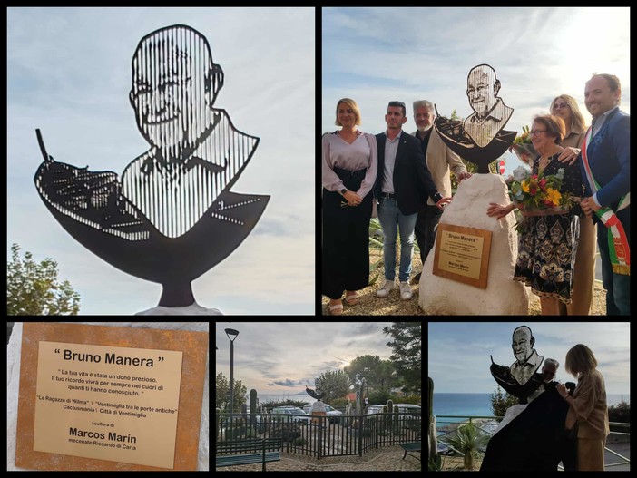 Ventimiglia ricorda Bruno Manera, la comunità gli dedica un angolo del centro storico (Foto e video)