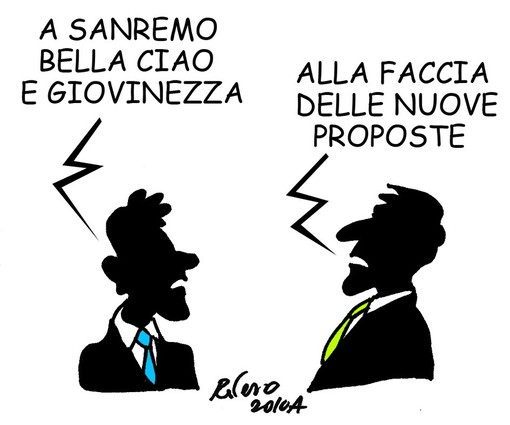 La vignetta di Tiziano Riverso sulla presentazione del Festival