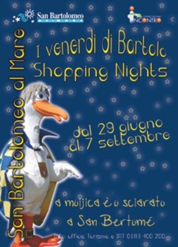 San Bartolomeo al Mare: questa sera ritorna la festa con i 'Venerdì di Sciô Bartolo'