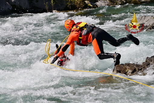 Addestramento di soccorritori acquatici questa settimana a Genova: c'erano anche Vigili del Fuoco dell'imperiese