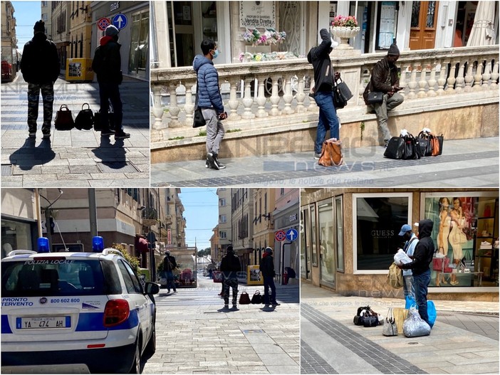 I venditori abusivi in via Matteotti, anche davanti alla Polizia Municipale I venditori abusivi in via Matteotti, anche davanti alla Polizia Municipale
