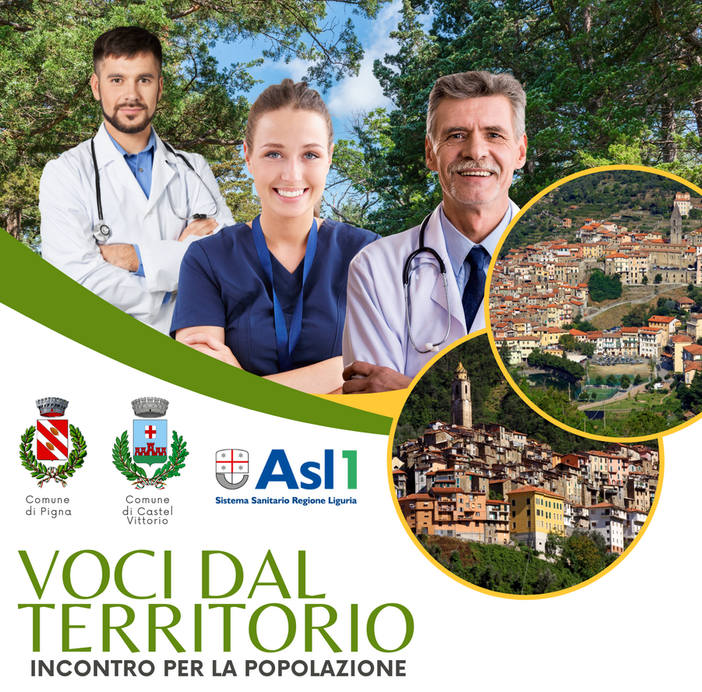 A Pigna focus sulla sanità territoriale con un incontro pubblico dal titolo 'Voci dal Territorio' A Pigna focus sulla sanità territoriale con un incontro pubblico dal titolo 'Voci dal Territorio'