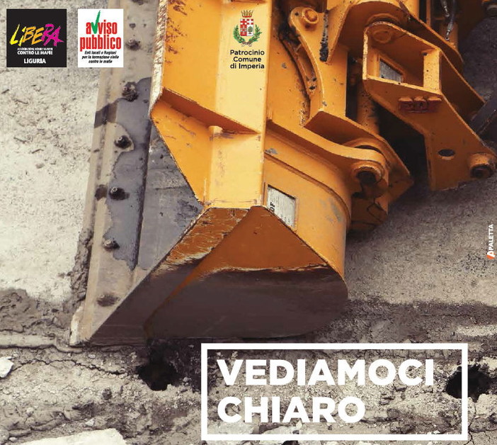 'Vediamoci chiaro! La trasparenza negli appalti pubblici': venerdì e sabato due convegni a Imperia e a Savona