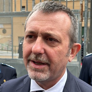Il sottosegretario Andrea Delmastro Delle Vedove in visita al carcere di Sanremo