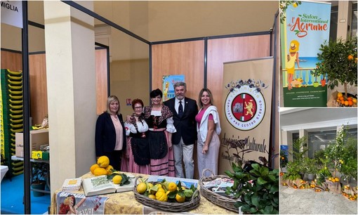 I limoni di Ventimiglia al Salone internazionale degli agrumi di Mentone, Calcopietro: &quot;Occasione per promuovere il nostro Comune&quot; (Foto e video)