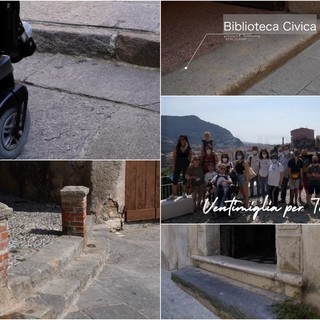 Ventimiglia: al grido di ‘Vorrei ma non posso’ Albintimilium torna all’attacco sulle barriere architettoniche nella città alta (Video) Ventimiglia: al grido di ‘Vorrei ma non posso’ Albintimilium torna all’attacco sulle barriere architettoniche nella città alta (Video)