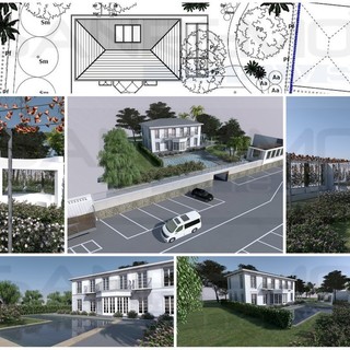 Sanremo: l'ex Minigolf del Sud-Est verrà trasformato in una lussuosa villa con parco e piscina (Foto e Rendering) Sanremo: l'ex Minigolf del Sud-Est verrà trasformato in una lussuosa villa con parco e piscina (Foto e Rendering)