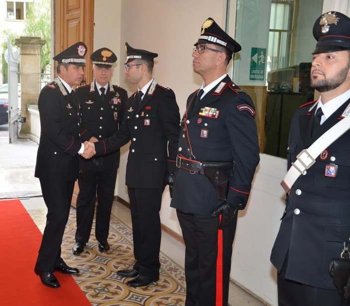 Imperia: visita del nuovo Comandante della Legione Carabinieri “Liguria”, Generale di Brigata Paolo Carra Imperia: visita del nuovo Comandante della Legione Carabinieri “Liguria”, Generale di Brigata Paolo Carra