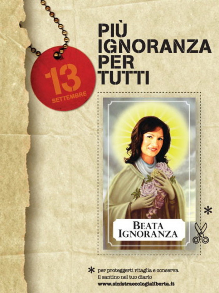 Imperia: volantinaggio di Sinistra, Ecologia e Libertà al primo giorno di scuola