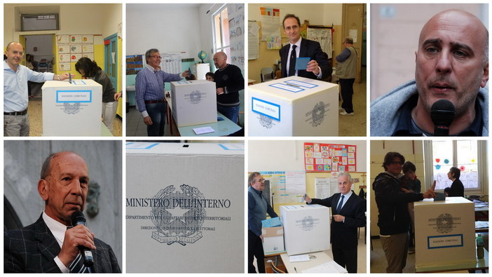 Elezioni Amministrative ad Imperia: ecco le foto dei candidati che hanno già votato