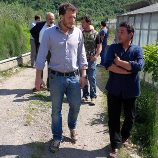 Visita del candidato a Sindaco Enrico Ioculano alle realtà agricole della città di confine