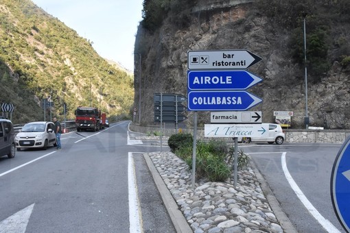 Rimarrà aperta la statale 20 tra Trucco e Airole: i lavori sulla linea elettrica verranno svolti ugualmente